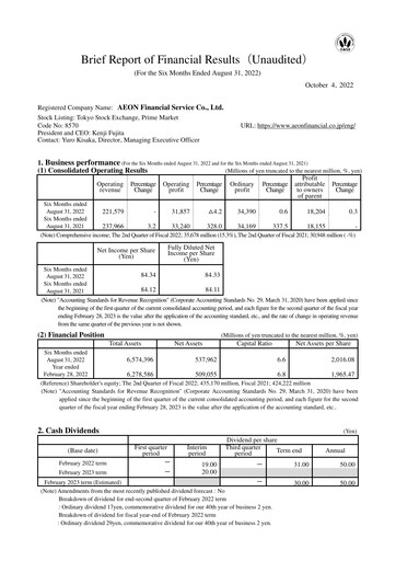 Thumbnail AEON Financial Service Half-year Report fy2022-h1