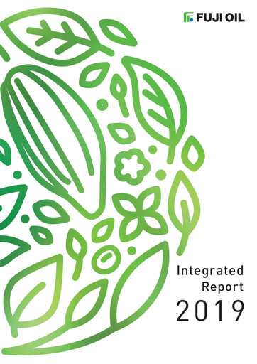 Thumbnail Fuji Oil Holdings Annual Report 2019
