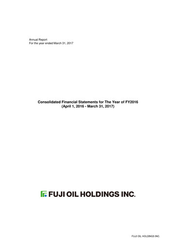 Miniature Fuji Oil Holdings Bilan financier 2016