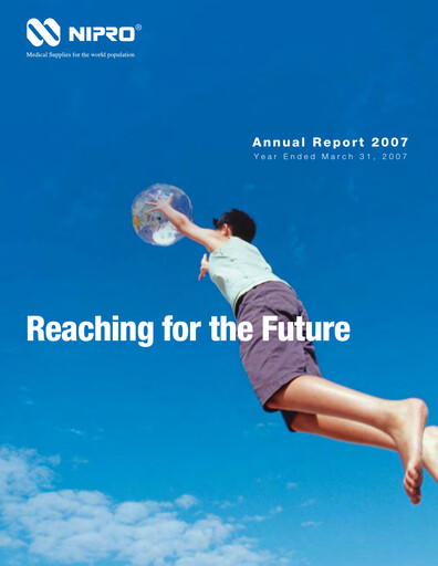 Thumbnail Nipro Corporation Annual Report 2007