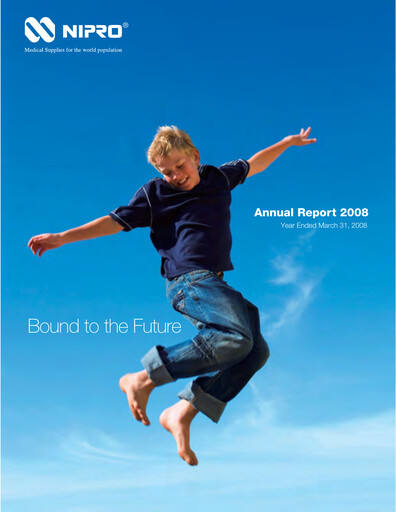 Thumbnail Nipro Corporation Annual Report 2008