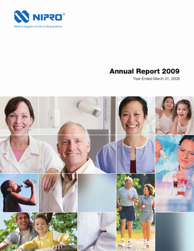 Thumbnail Nipro Corporation Annual Report 2009