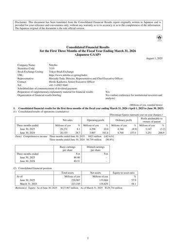 Thumbnail Nitto Boseki Quarterly Report 2026-q1