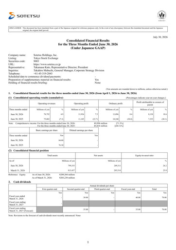 Thumbnail Sotetsu Holdings Quarterly Report 2027-q1