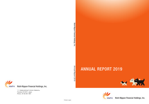 Thumbnail Nishi-Nippon Financial Holdings Annual Report 2019