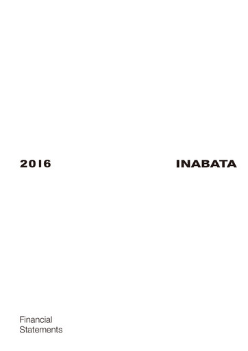 Thumbnail Inabata & Co.,Ltd. Financial Statement 2016