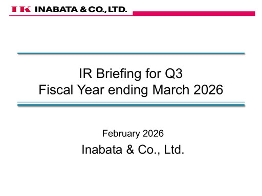 Thumbnail Inabata & Co.,Ltd. Quarterly Report 2025-q3