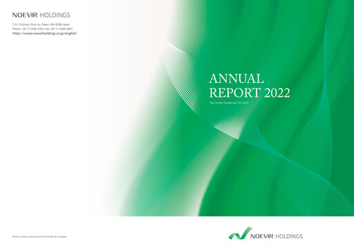 Thumbnail Noevir Holdings Annual Report 2022