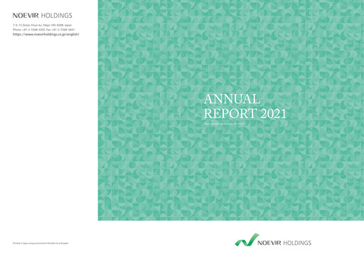 Thumbnail Noevir Holdings Annual Report fy2021