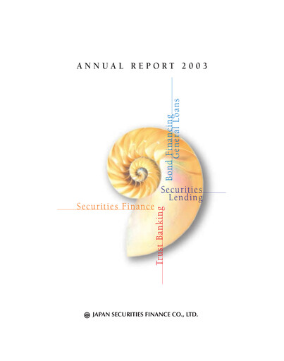 Thumbnail Japan Securities Finance Annual Report 2003