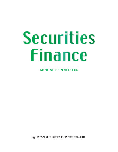 Thumbnail Japan Securities Finance Annual Report 2006