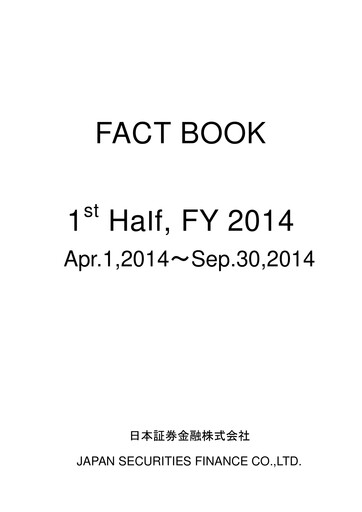 Thumbnail Japan Securities Finance Half-year Report 2014-h1