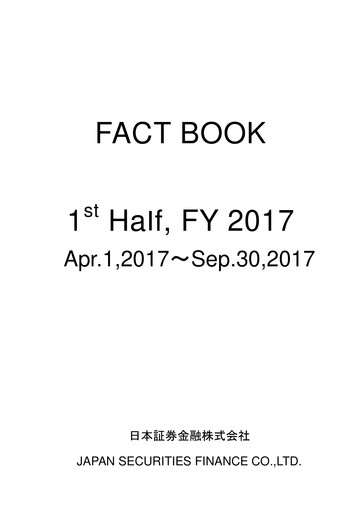Thumbnail Japan Securities Finance Half-year Report 2017-h1