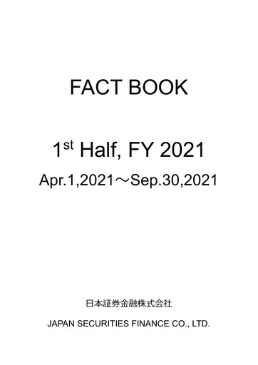Thumbnail Japan Securities Finance Half-year Report 2021-h1