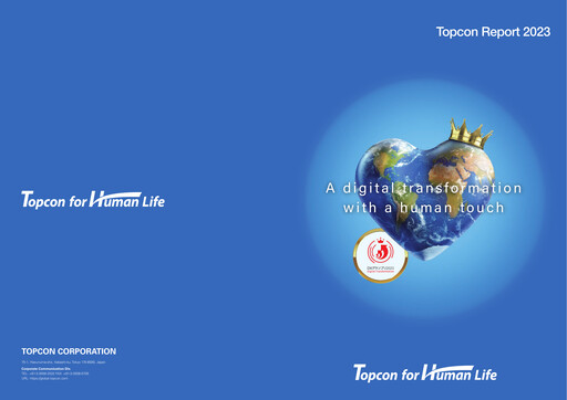 Thumbnail Topcon Corporation Sustainability Report 2023