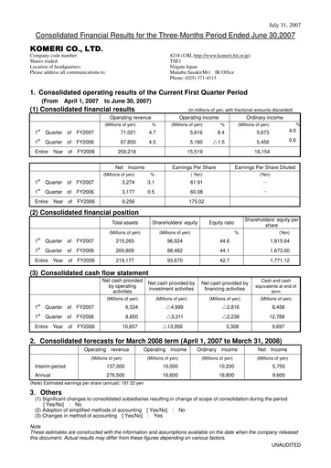 Thumbnail Komeri Co.,Ltd. Quarterly Report 2007-q1