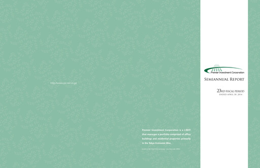 Thumbnail NTT UD REIT Investment Corporation Half-year Report 2014-h1