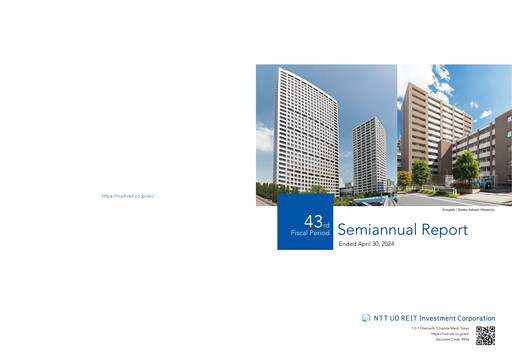 Thumbnail NTT UD REIT Investment Corporation Half-year Report 2024-h1