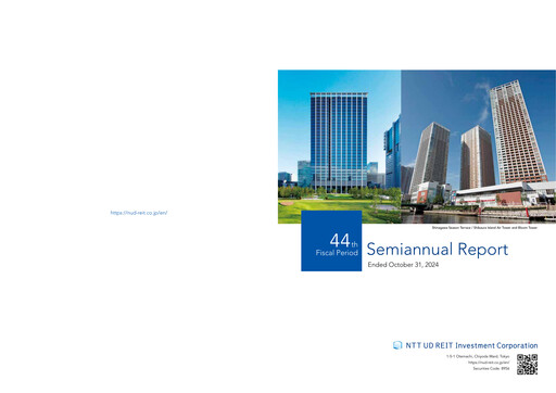 Thumbnail NTT UD REIT Investment Corporation Half-year Report 2024-h2