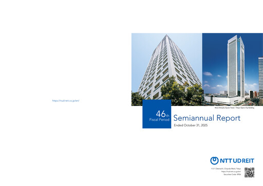 Thumbnail NTT UD REIT Investment Corporation Half-year Report 2025-h2