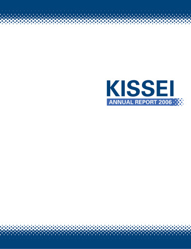 Thumbnail Kissei Pharmaceutical Annual Report 2006