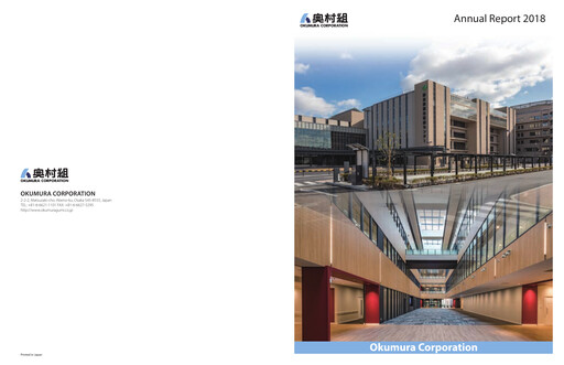 Thumbnail Okumura Corporation Annual Report 2018