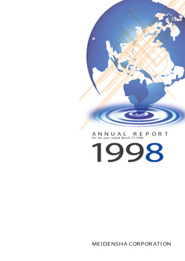 Miniature Meidensha Corporation Rapport annuel 1998
