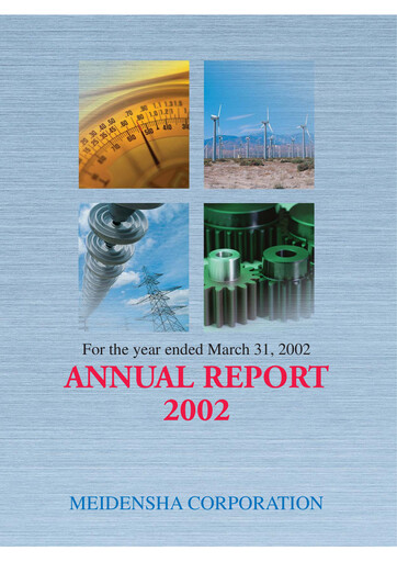 Miniature Meidensha Corporation Rapport annuel 2002