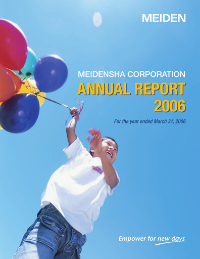 Miniature Meidensha Corporation Rapport annuel 2006
