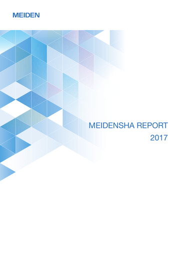 Miniature Meidensha Corporation Rapport annuel 2017