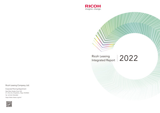 Miniature Ricoh Leasing Company Rapport annuel 2022
