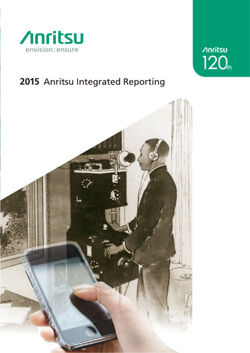 Thumbnail Anritsu Corporation Annual Report 2015