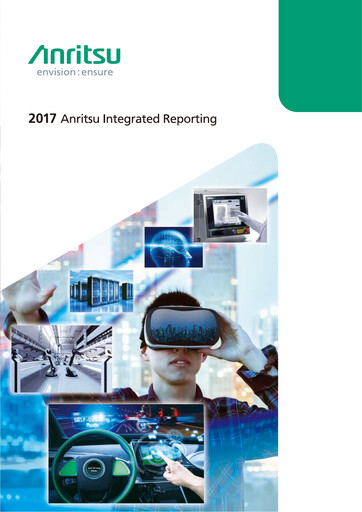 Thumbnail Anritsu Corporation Annual Report 2017