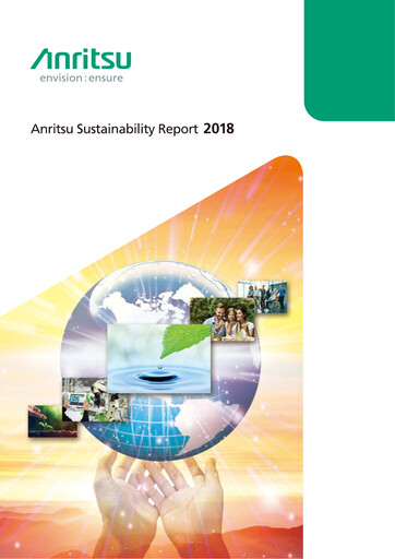 Thumbnail Anritsu Corporation Sustainability Report 2018