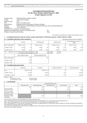 Thumbnail Mitsubishi Pencil Quarterly Report 2026-q1