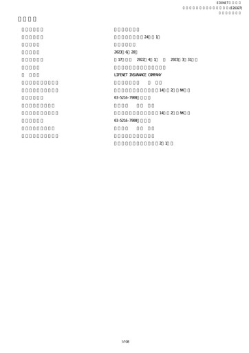 Thumbnail Lifenet Insurance Company Annual Report fy2023