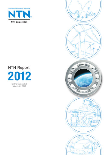 Thumbnail NTN Corporation Annual Report 2012