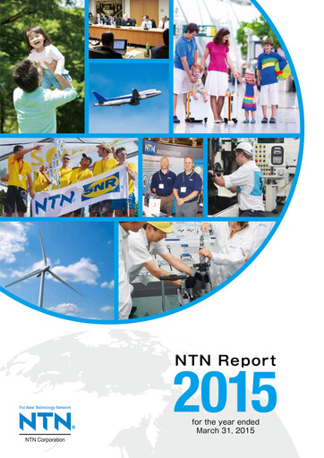 Thumbnail NTN Corporation Annual Report 2015