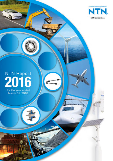 Thumbnail NTN Corporation Annual Report 2016