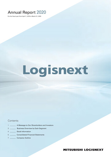 Thumbnail Mitsubishi Logisnext Annual Report 2020