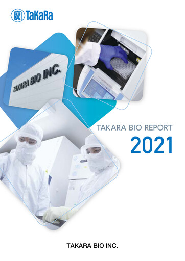 Thumbnail Takara Bio Annual Report 2021