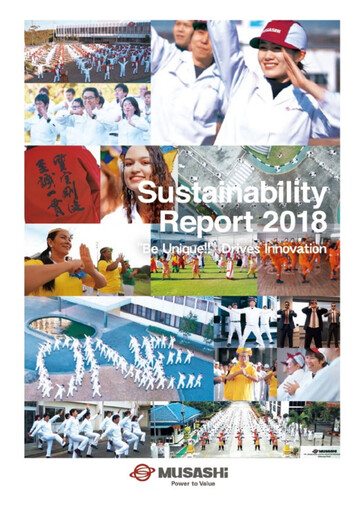 Thumbnail Musashi Seimitsu Industry Sustainability Report 2018