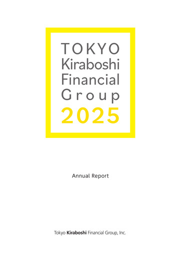 Thumbnail Tokyo Kiraboshi Financial Group Annual Report 2025