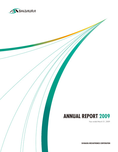 Thumbnail Shibaura Mechatronics Annual Report 2009
