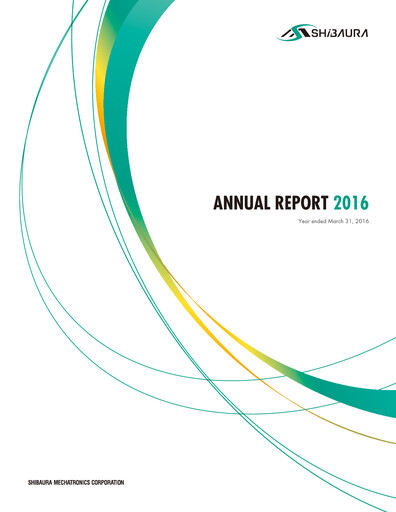Thumbnail Shibaura Mechatronics Annual Report 2016