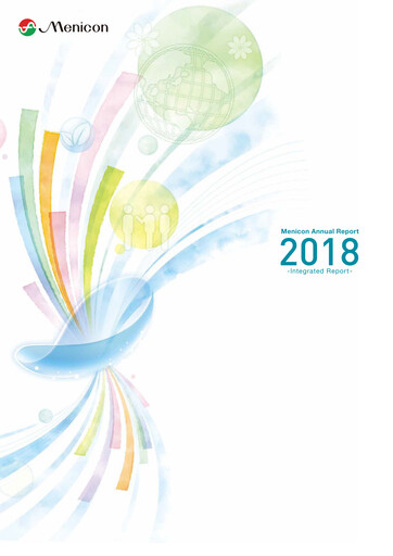 Miniature Menicon Co., Ltd. Rapport annuel 2018