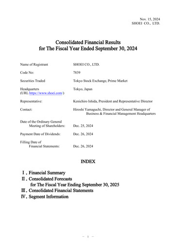 Thumbnail Shoei Co., Ltd. Financial Statement fy2024