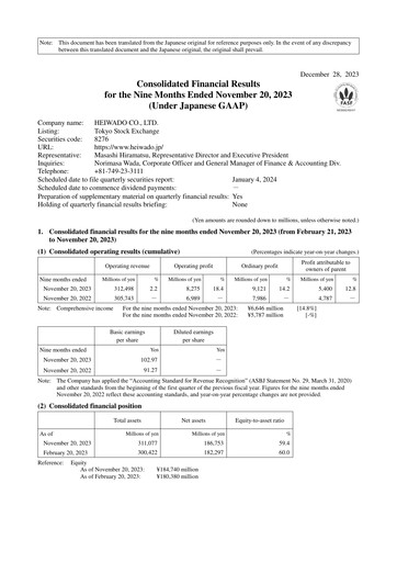 Thumbnail Heiwado Quarterly Report 2024-q3