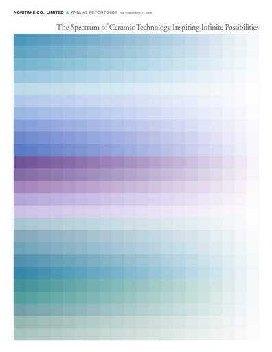 Vorschaubild Noritake Jahresbericht 2008