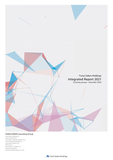 Thumbnail Funai Soken Holdings Incorporated Annual Report 2021